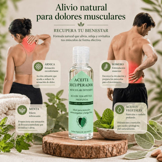 ACEITE PARA DOLORES MUSCULARES 💪 ✅