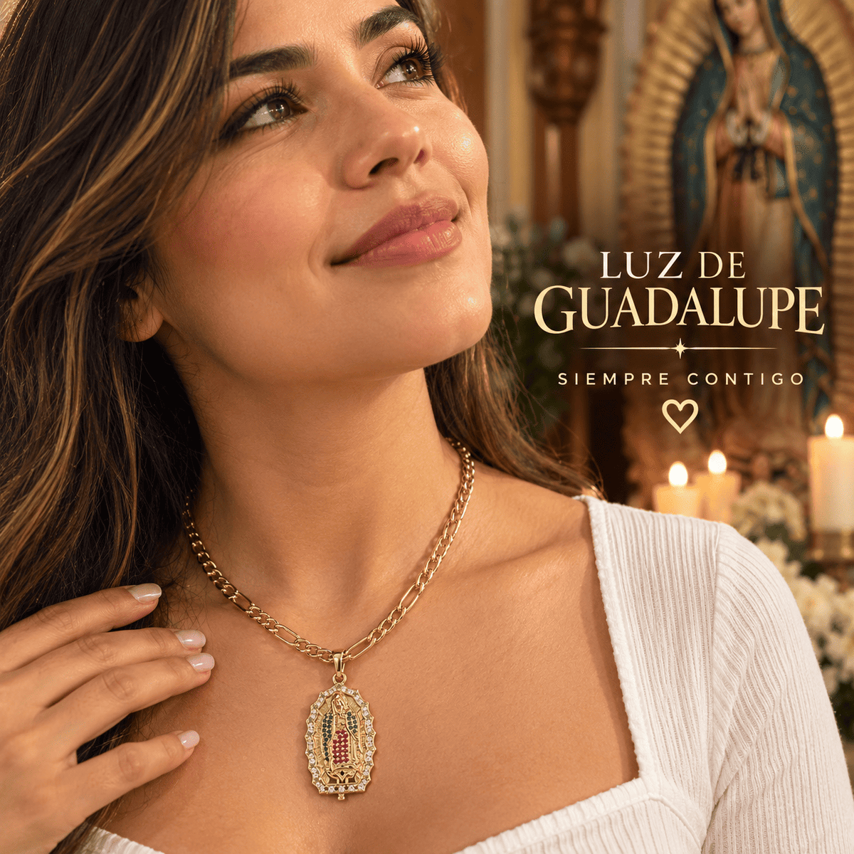 LLEVA TU FE CON LUZ DE GUADALUPE🙏