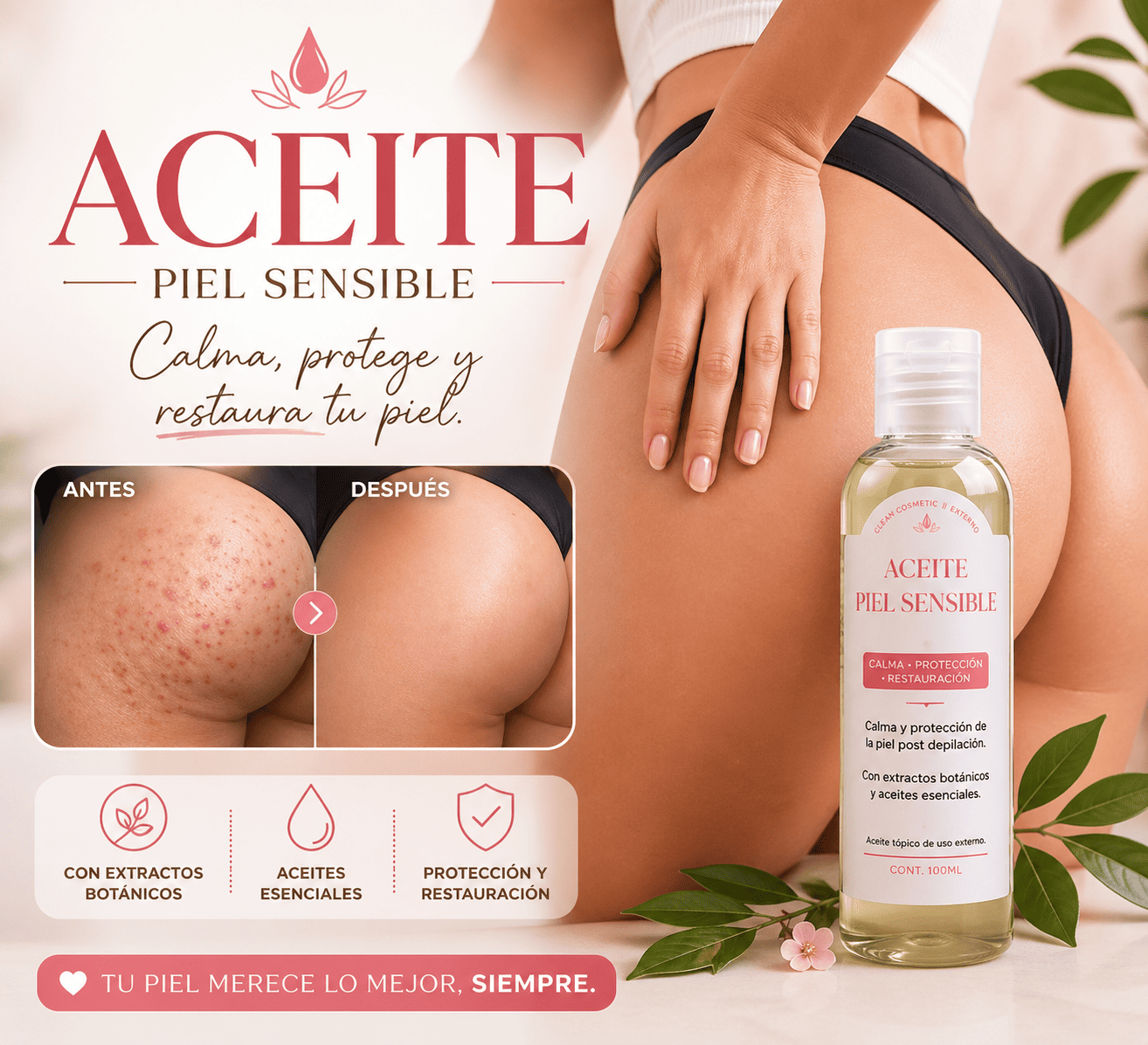 ACEITE PIEL SENSIBLE ✨🌸
