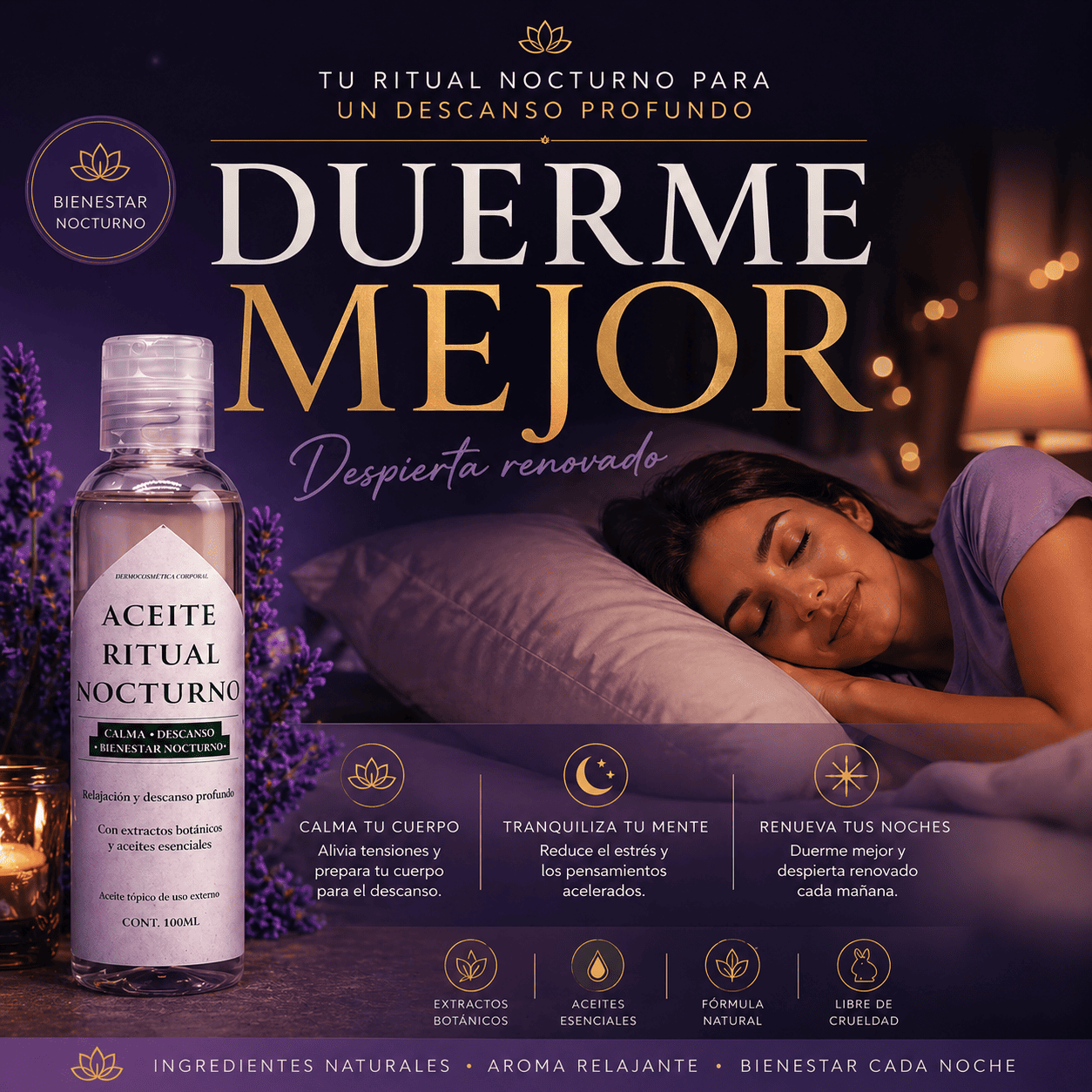 ACEITE PARA DORMIR MEJOR 💖 🔥