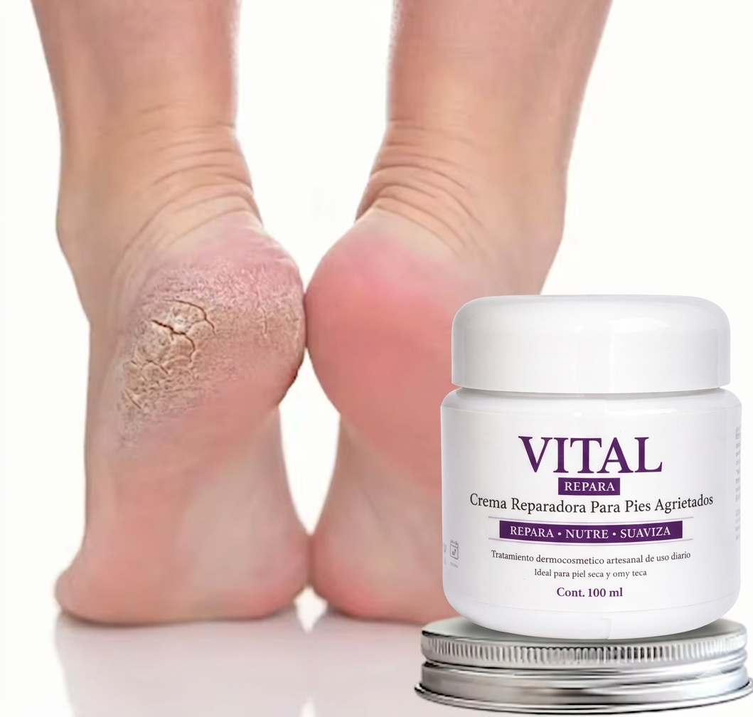 VITAL REPARA Crema para Pies Secos y Agrietados 💧