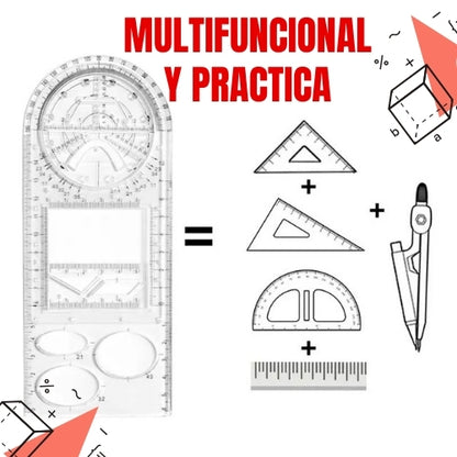 REGLA GEOMETRICA PRO 📐🔅PROMOCION X 2 UNIDADES