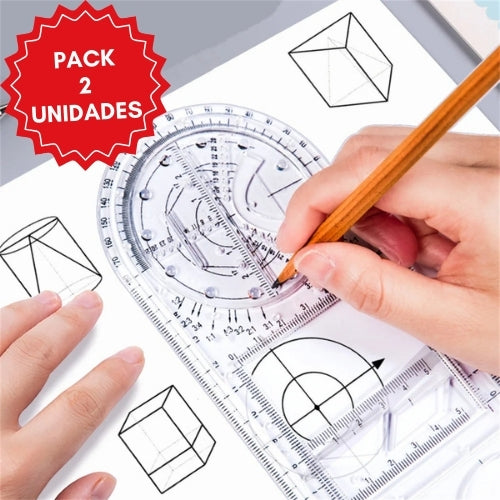 REGLA GEOMETRICA PRO 📐🔅PROMOCION X 2 UNIDADES – Yercy Shop