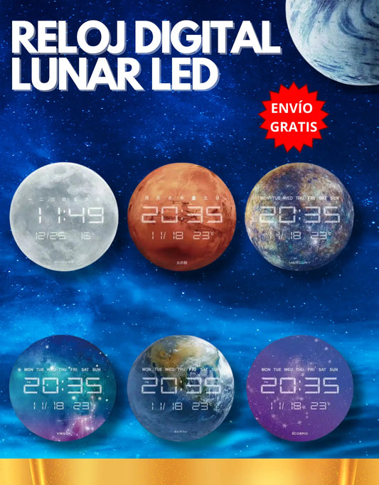 RELOJ DIGITAL LUNAR